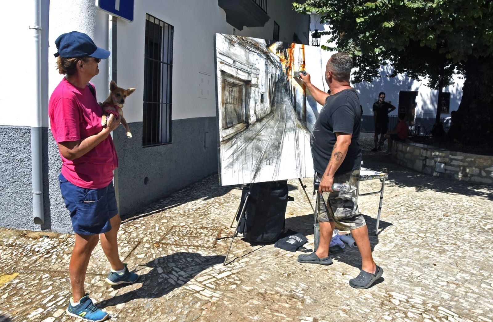 Uno de los participantes en este concurso celebrado en Cortelazor.
