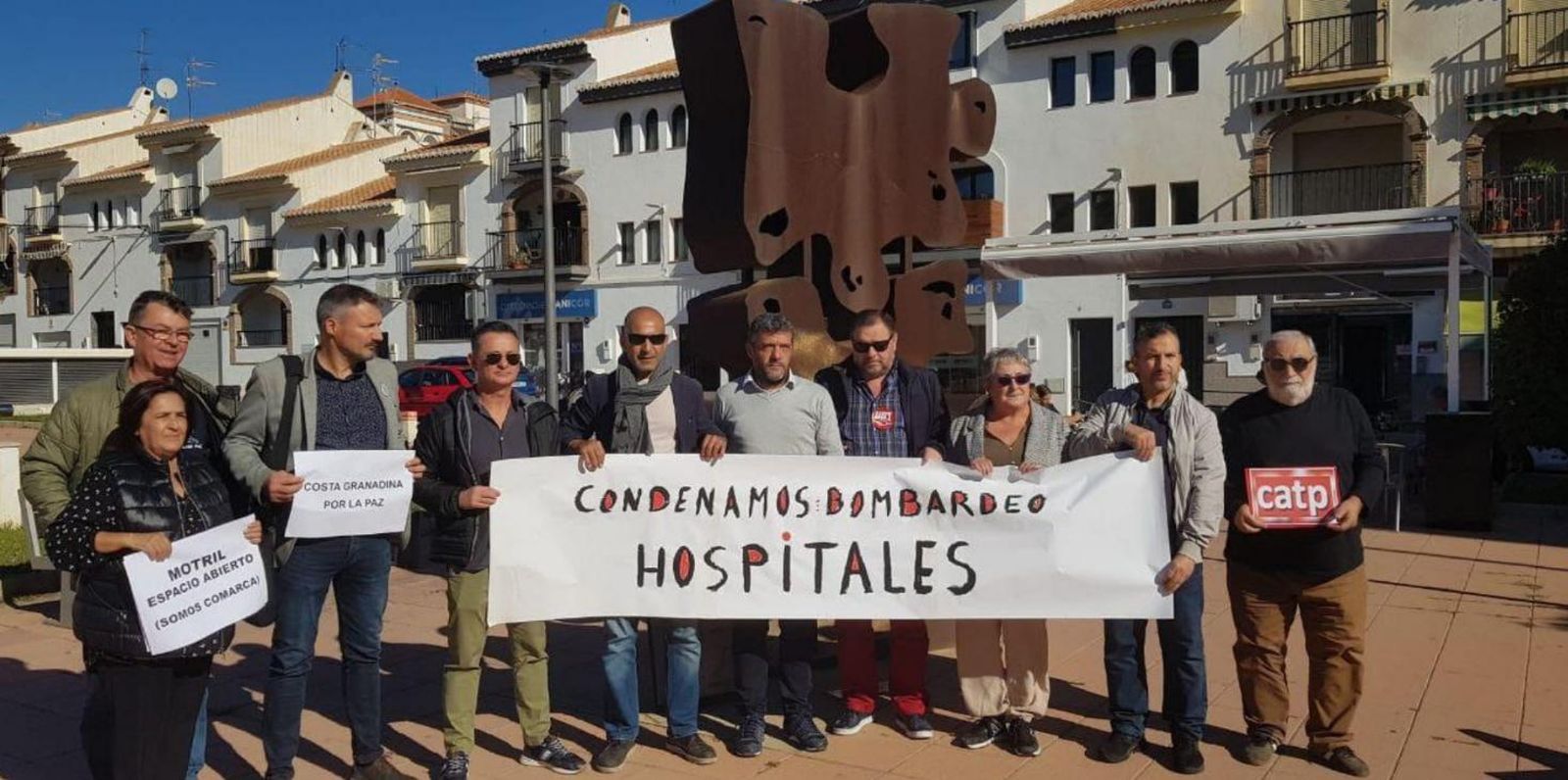 La Plataforma por la Paz Costa de Granada condena los ataques a hospitales y a personal sanitario en Gaza