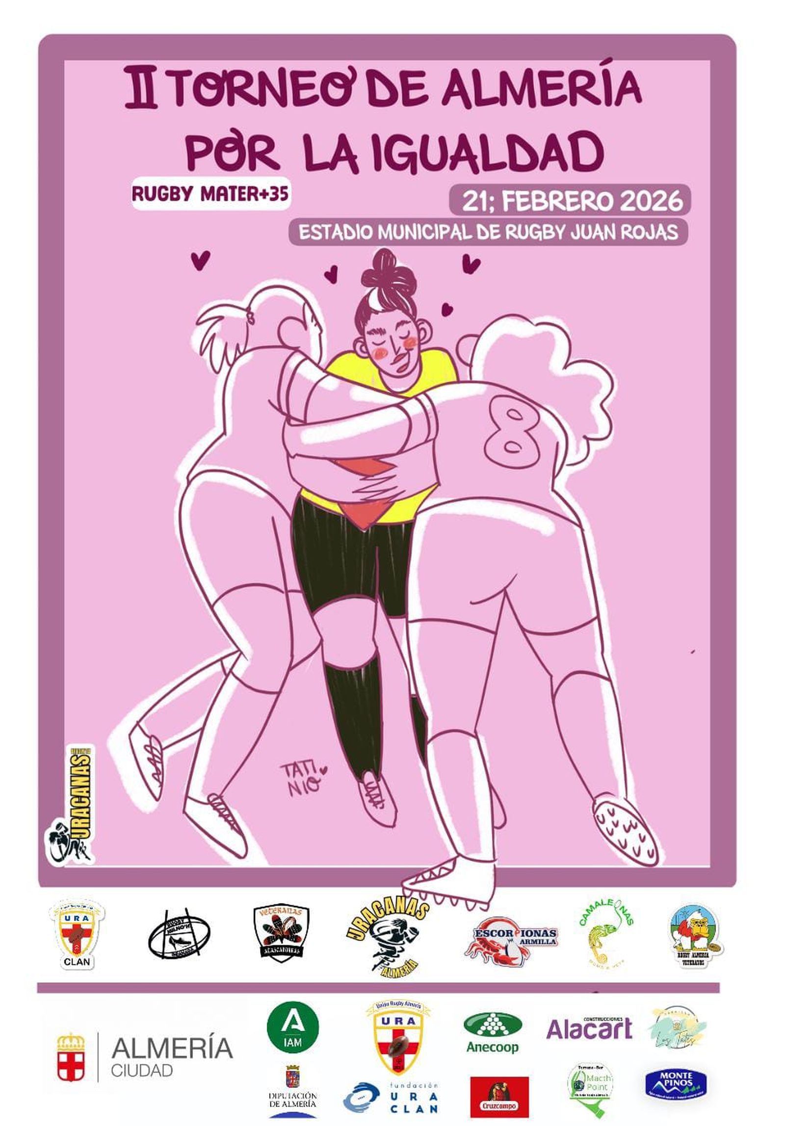 Cartel de este evento deportivo que se celebrará este sábado en el Juan Rojas.