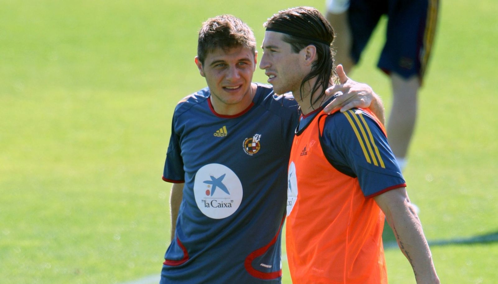 Joaquín y Sergio Ramos, en la selección.