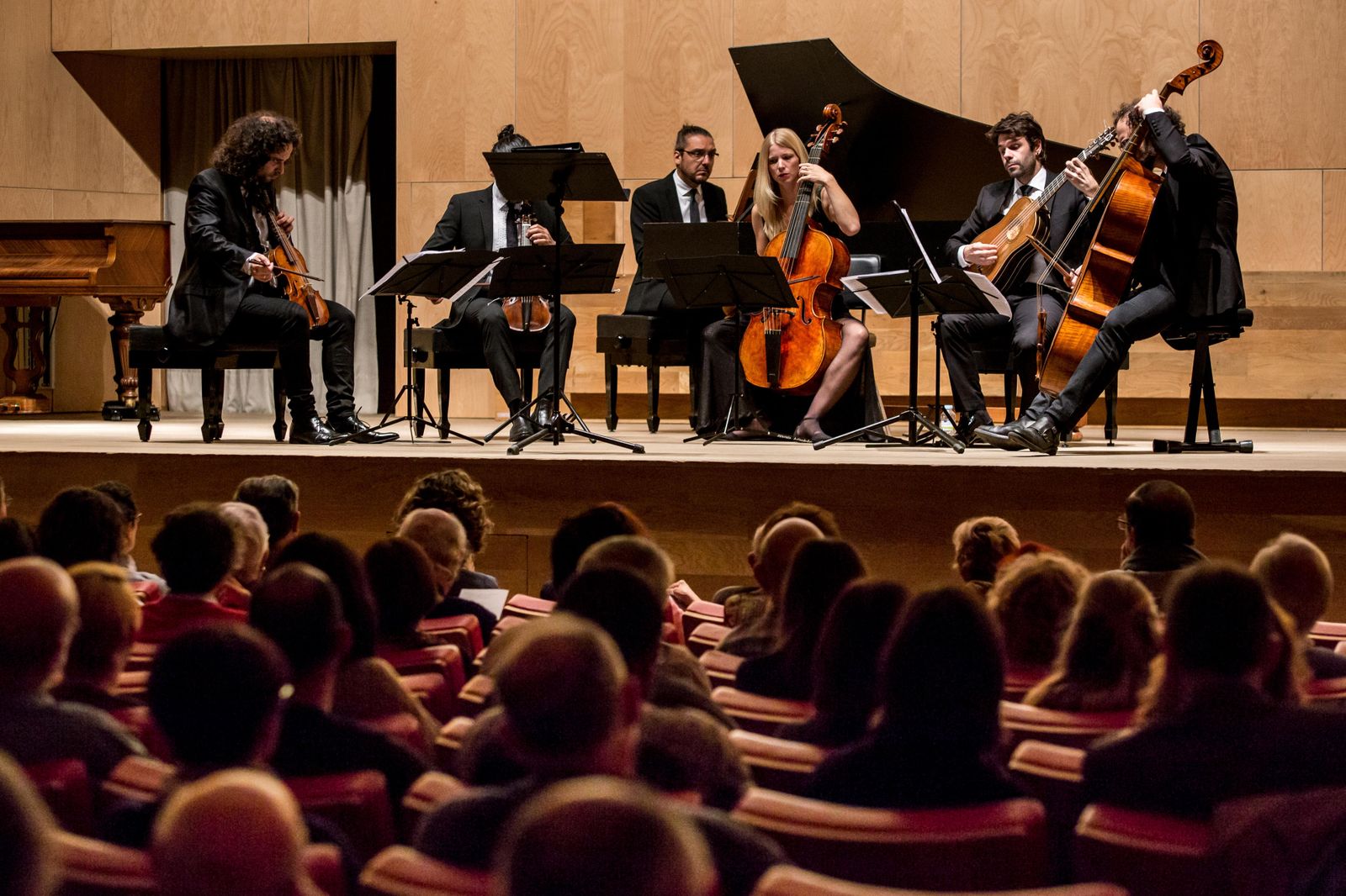 La Accademia del Piacere, durante una actuación en el actual Espacio Turina.