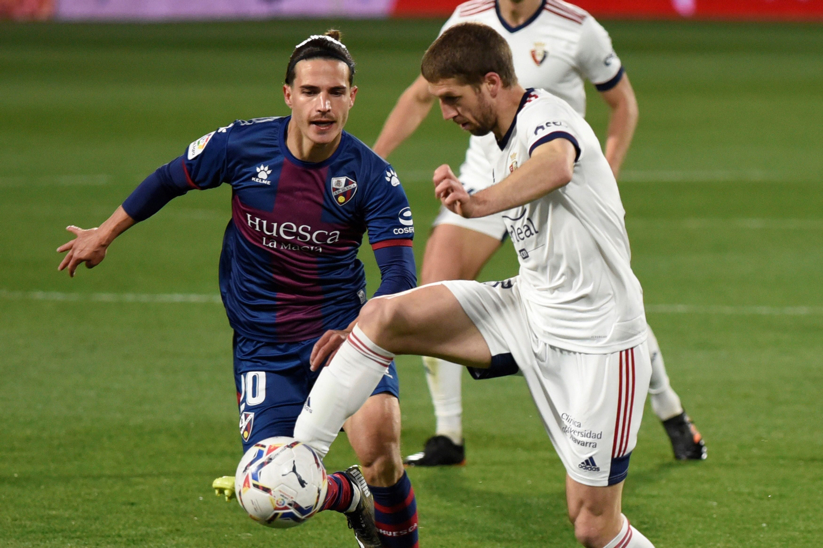 Jaime Seoane en su etapa con el Huesca.