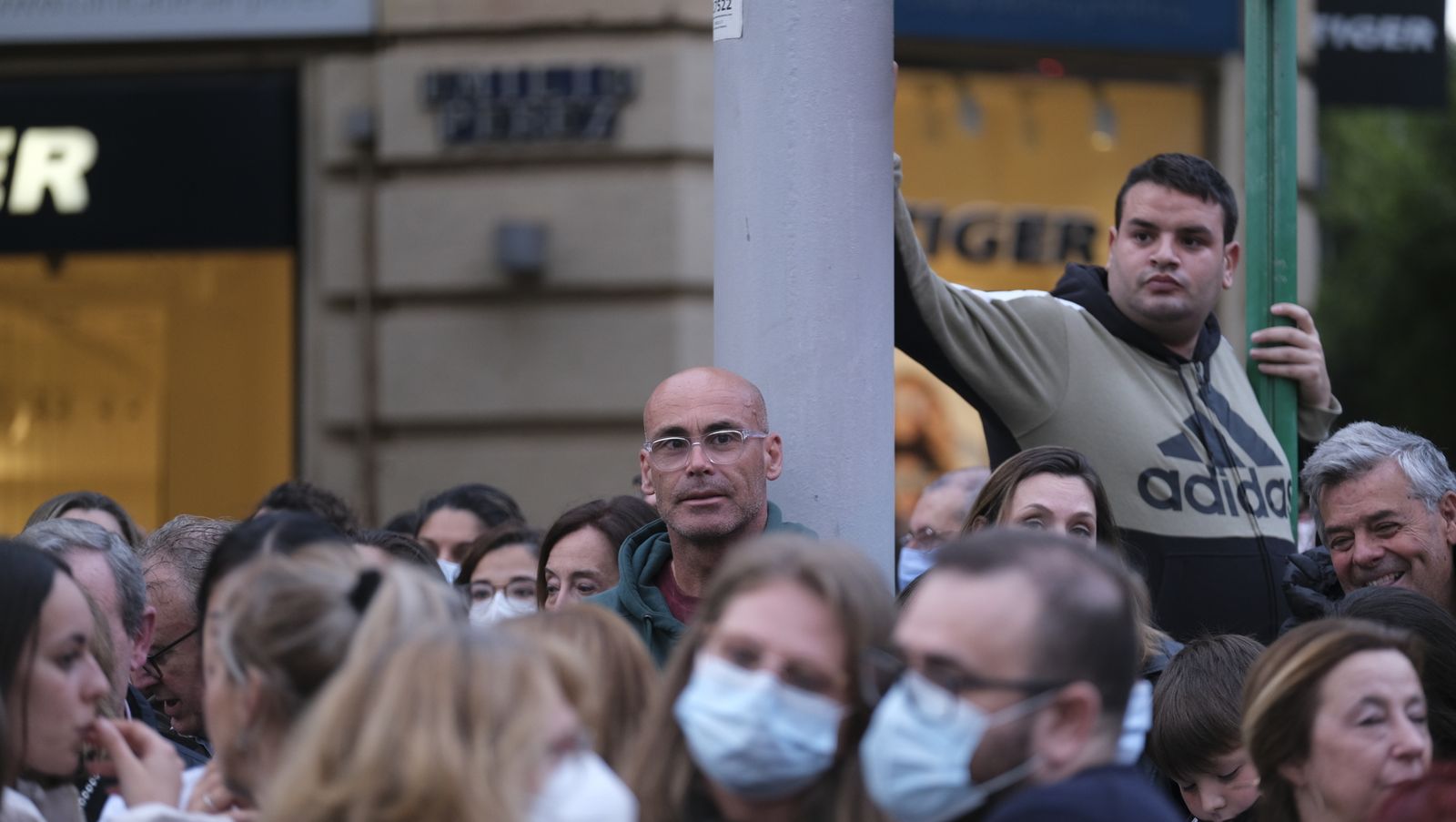 Procesión del Encuentro en Almería, en imágenes.
