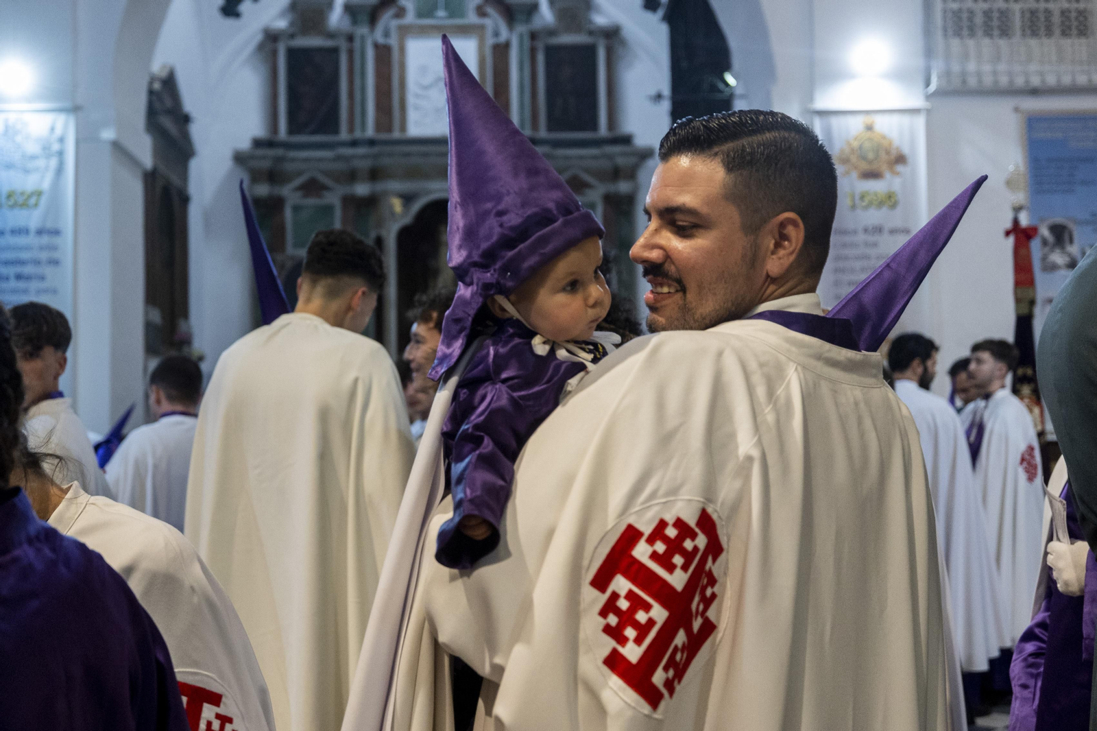 Las imágenes de la cofradía del Nazareno  este Jueves Santo en la Semana Santa de Cádiz de 2024