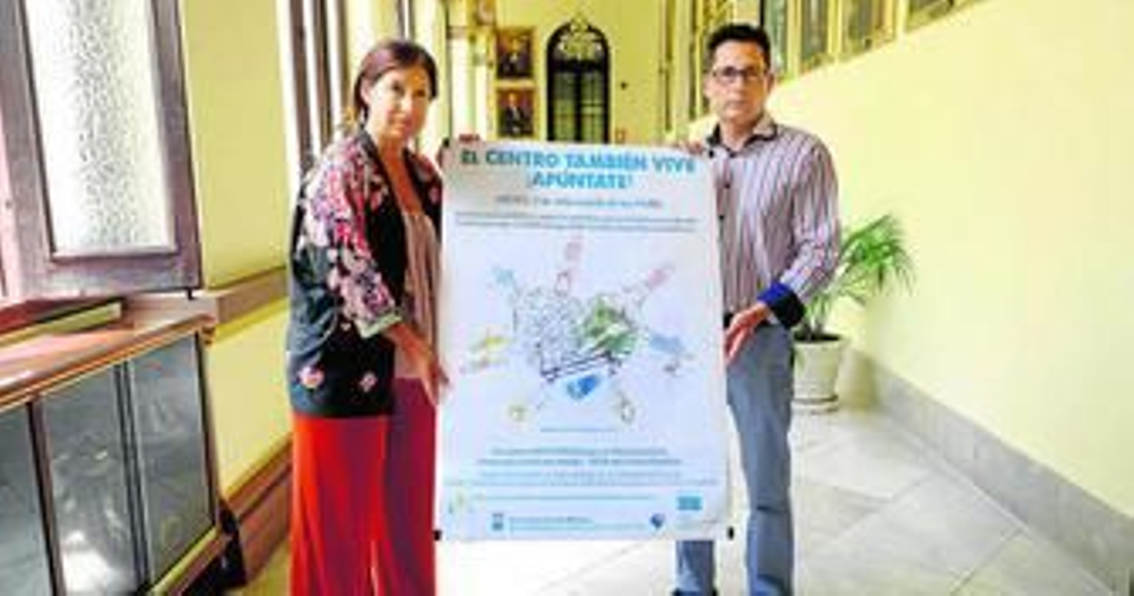 Del Corral y Pomares, ayer, en la presentación de las jornadas.