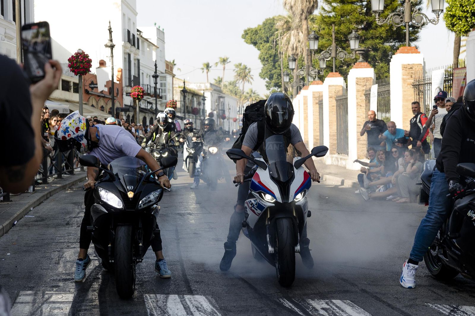 Las imágenes del viernes de Motorada en El Puerto por el Gran Premio de Motociclismo de Jerez 2025