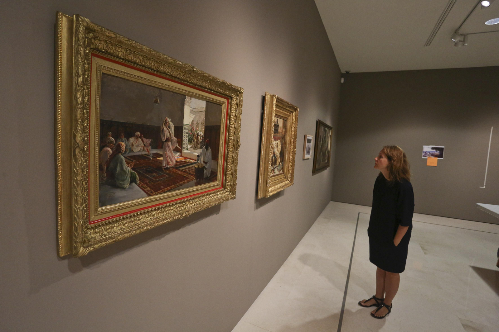 Fotos del montaje de la nueva exposición del Museo Carmen Thyssen