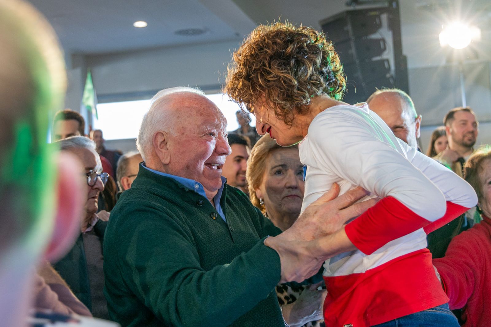 Acto en defensa de los servicios públicos para celebrar el 28F en Jaén