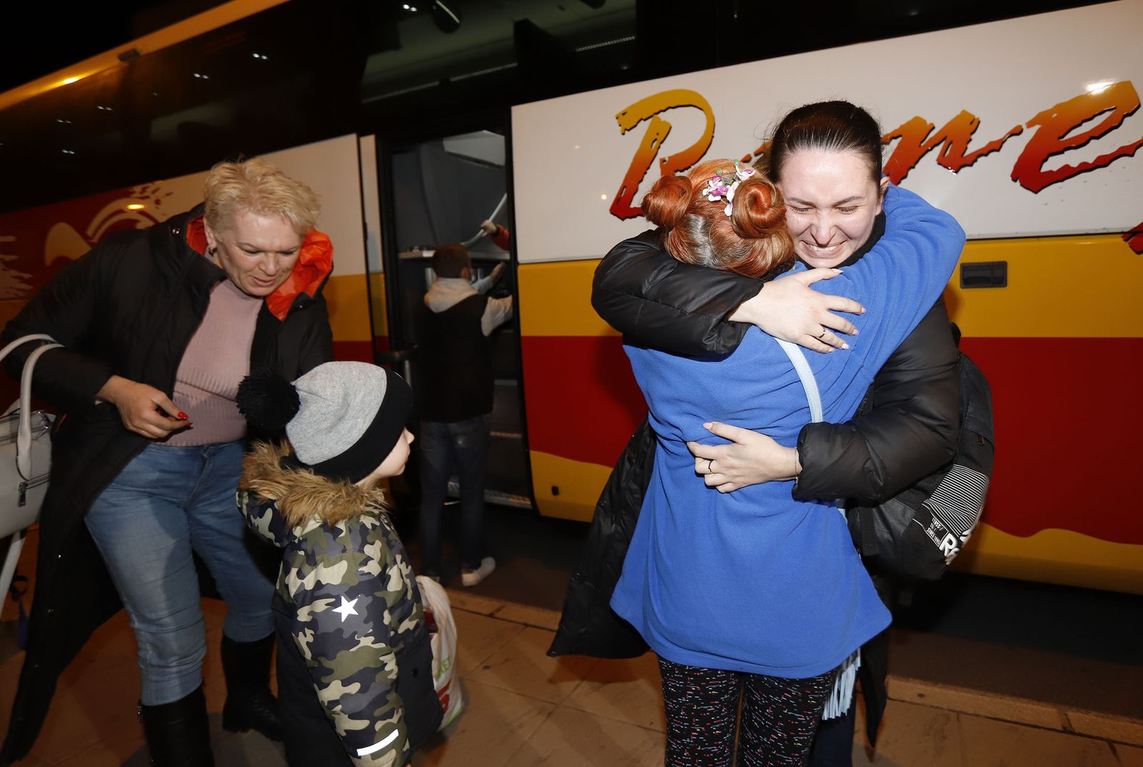 Llegada de refugiados ucranianos a Huelva