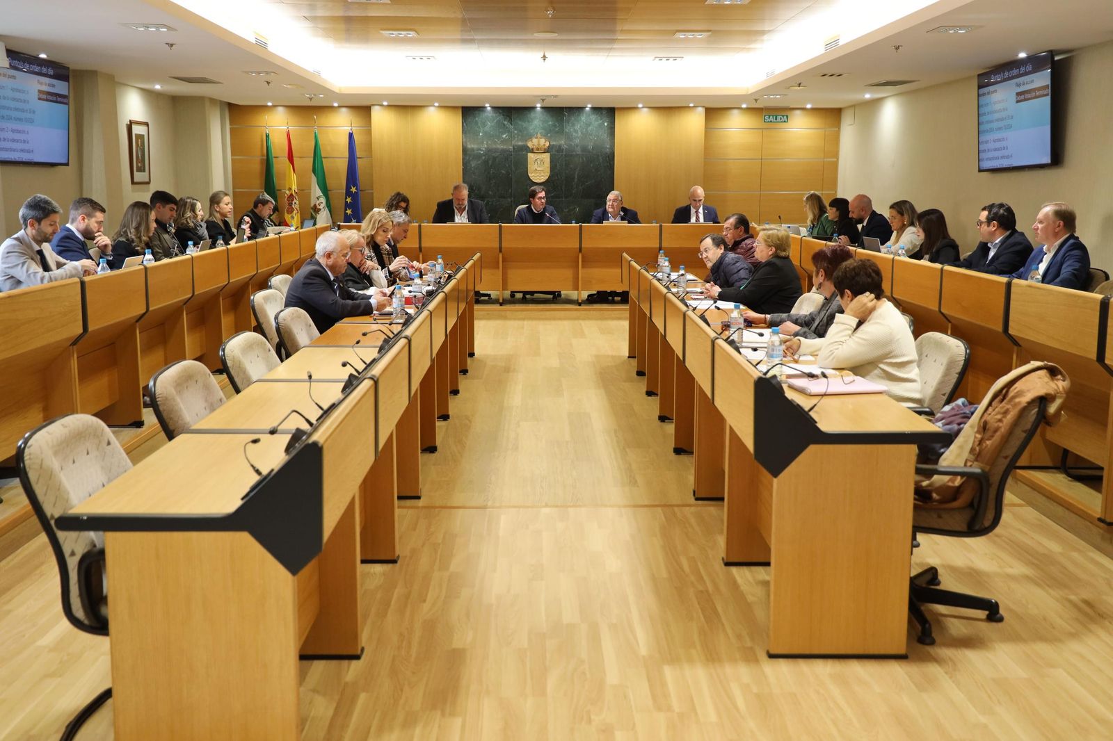 Pleno Ordinario celebrado este viernes en el Ayuntamiento de El Ejido.
