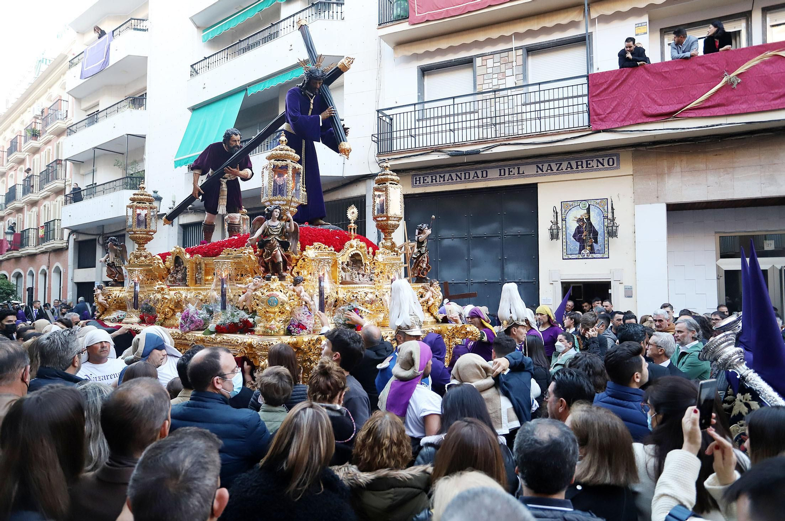 Imágenes del Nazareno en la madrugá de Huelva