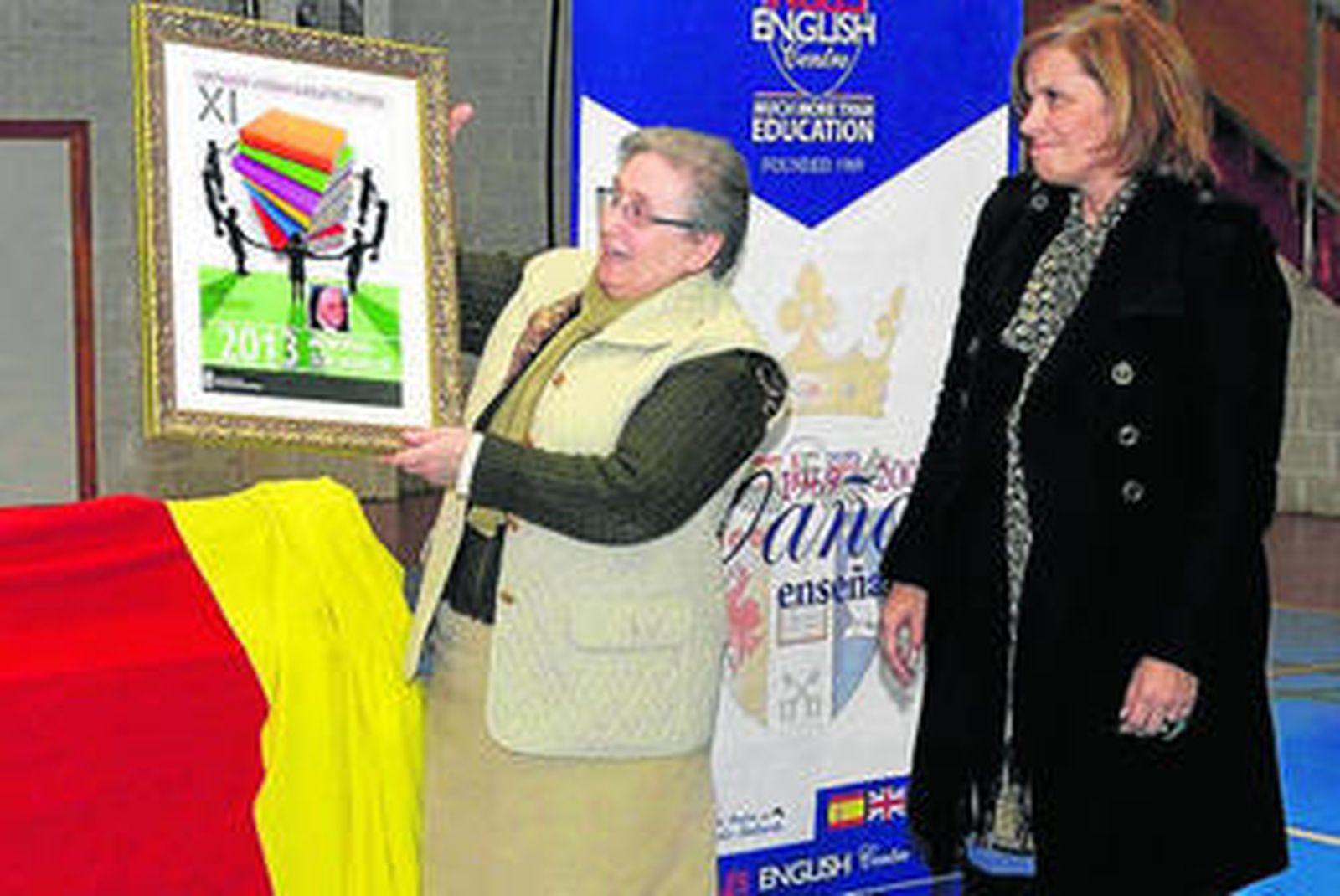 Una imagen de archivo de la presentación del certamen de relatos  Sor Aguilar.