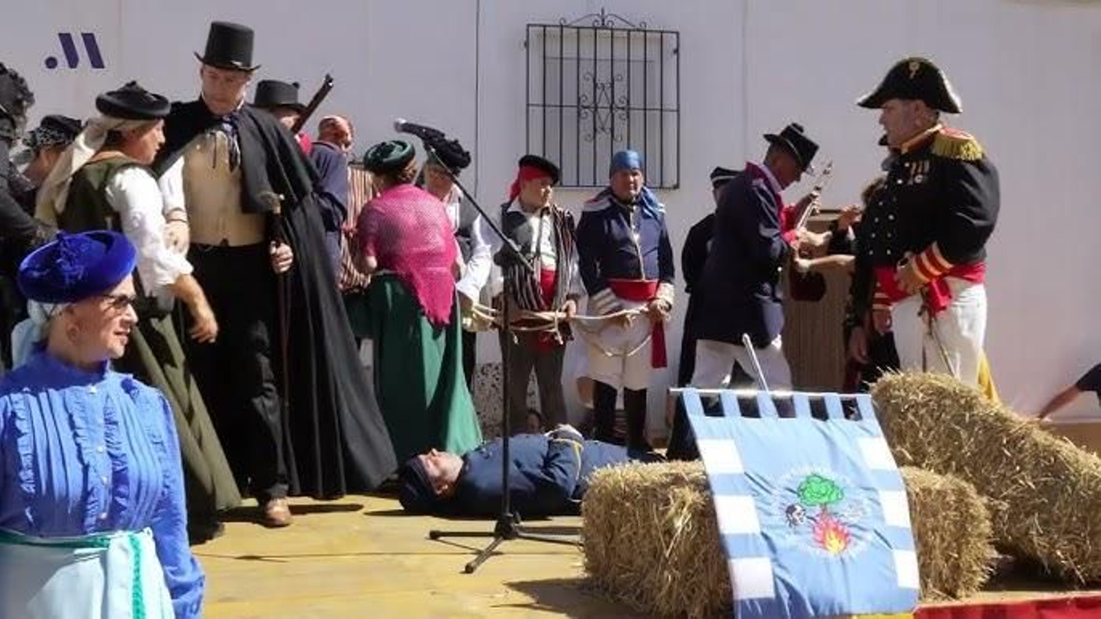 Una imagen de la Quema en Algarrobo.