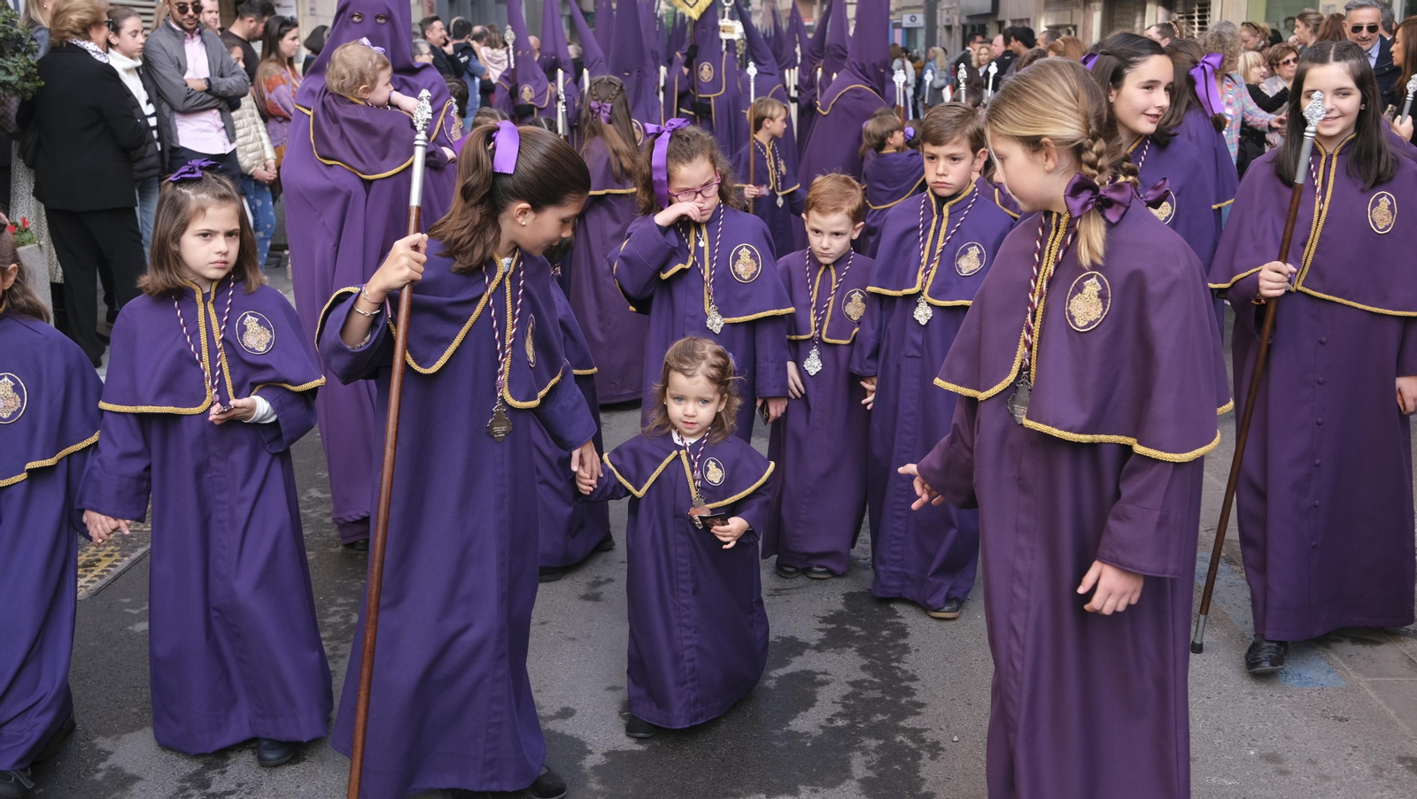 La procesión de Pasión en Almería, en imágenes