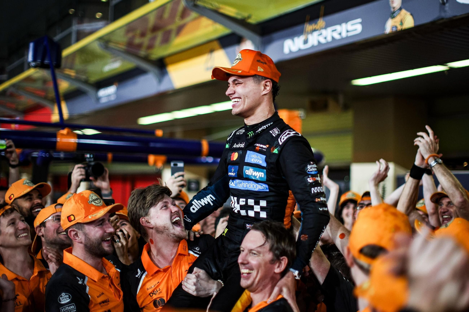 Las fotos del título mundial de Lando Norris en la Fórmula 1