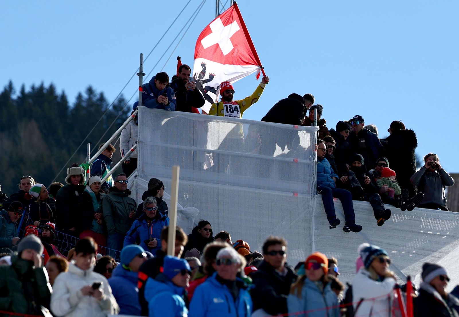 Las espectaculares fotos del descenso masculino en los Juegos Olímpicos de invierno