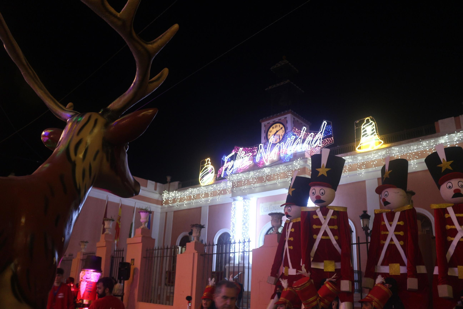 Visita de Papá Noel a Puerto Real