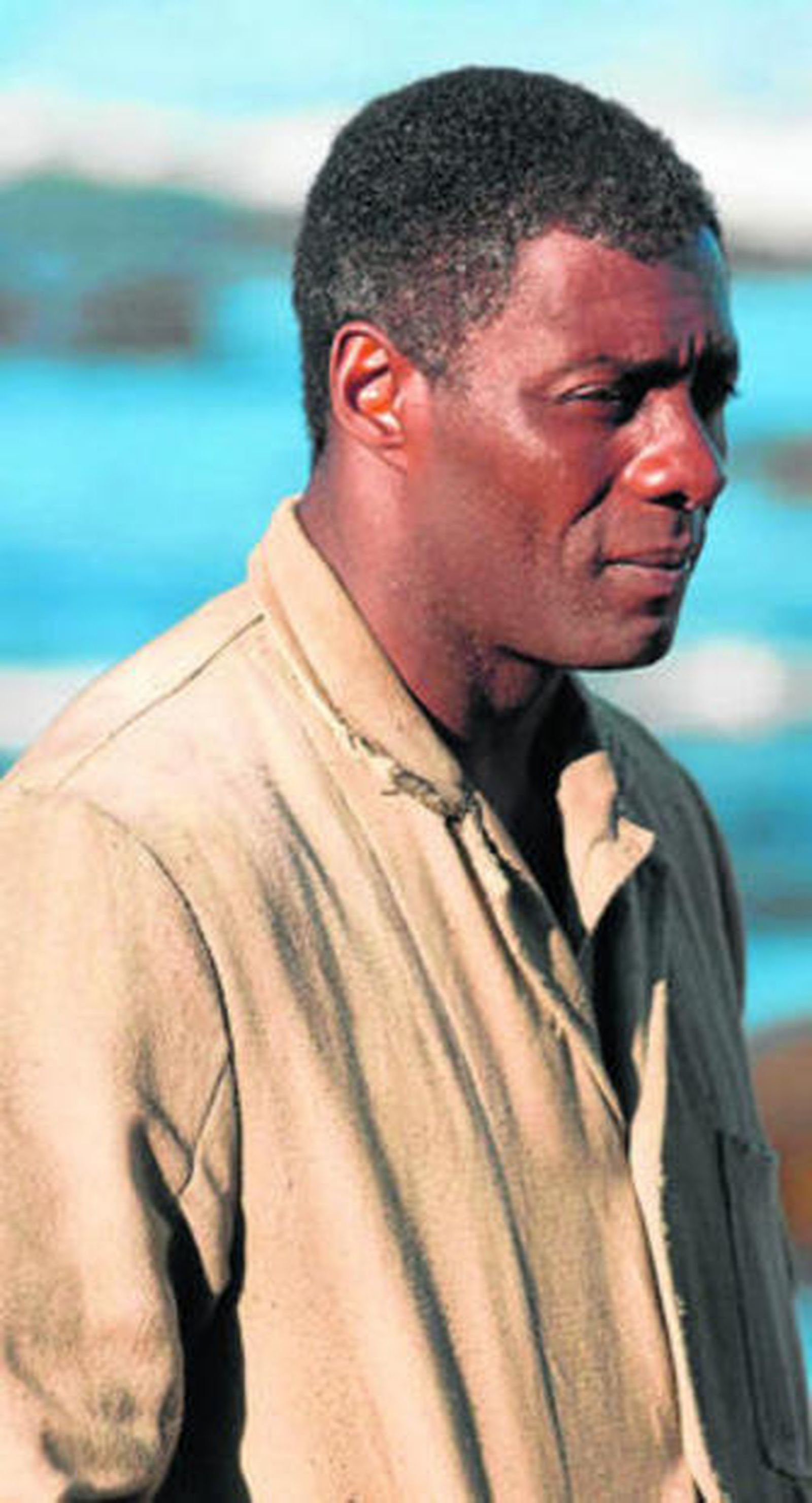 El actor Idris Elba como Nelson Mandela.