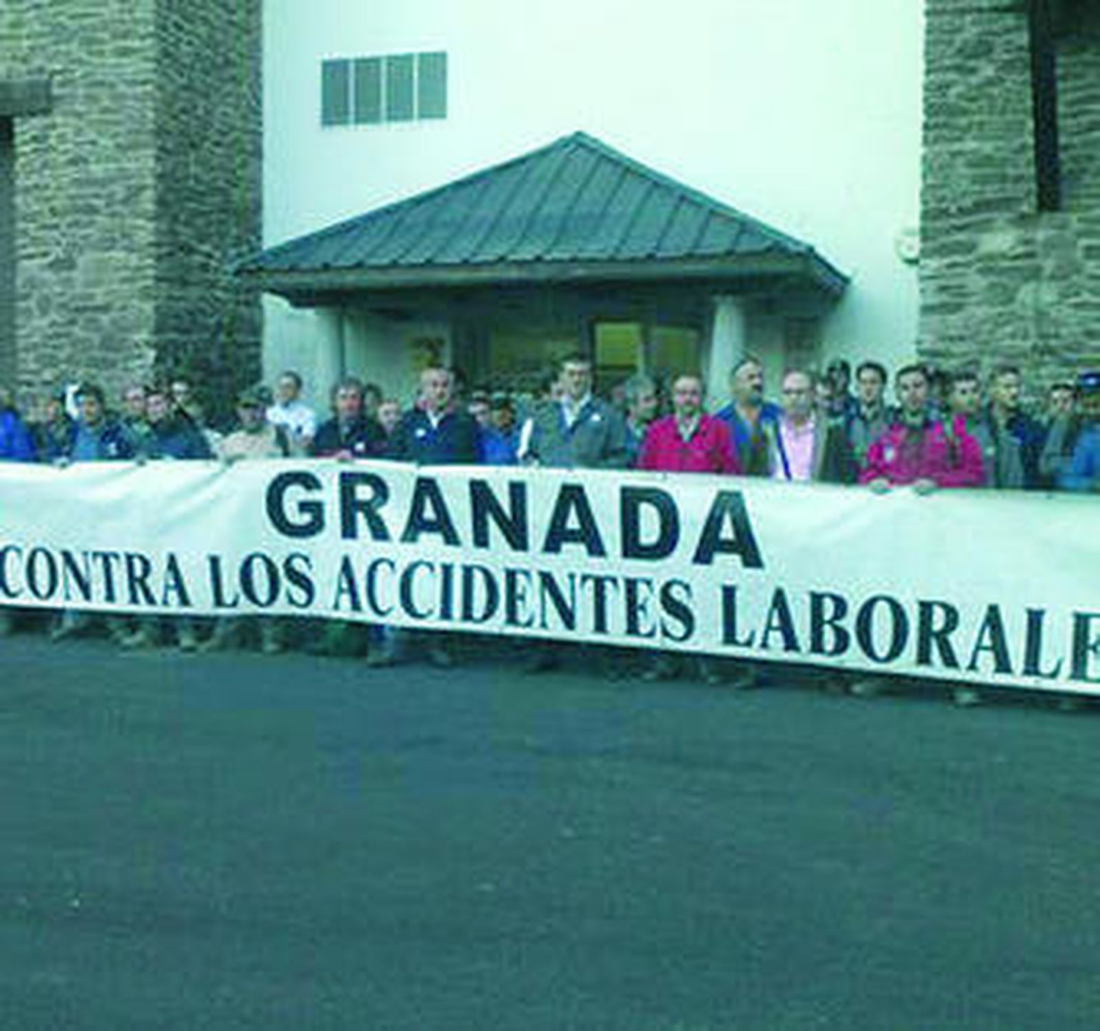 Los trabajadores secundaron una concentración silenciosa.