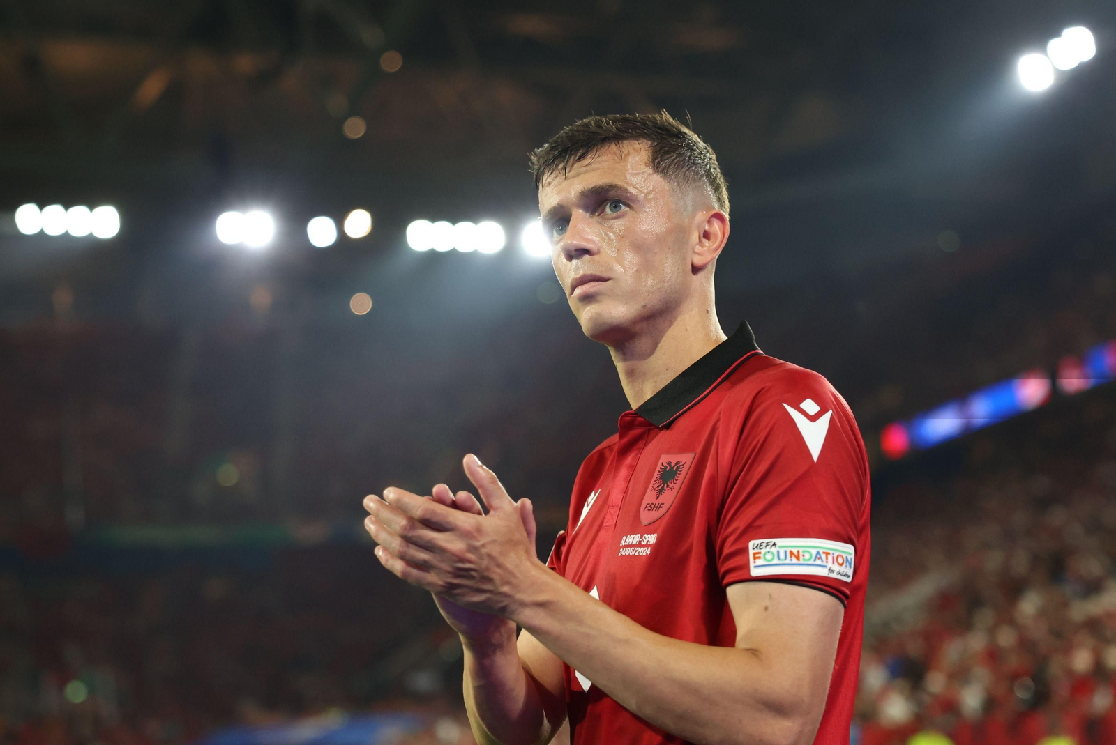 Las fotos del Albania - España