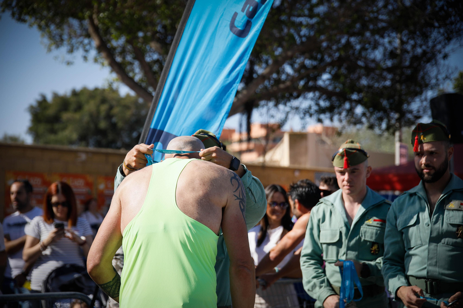 Imágenes de la llegada de la Media maratón Ciudad de Almería