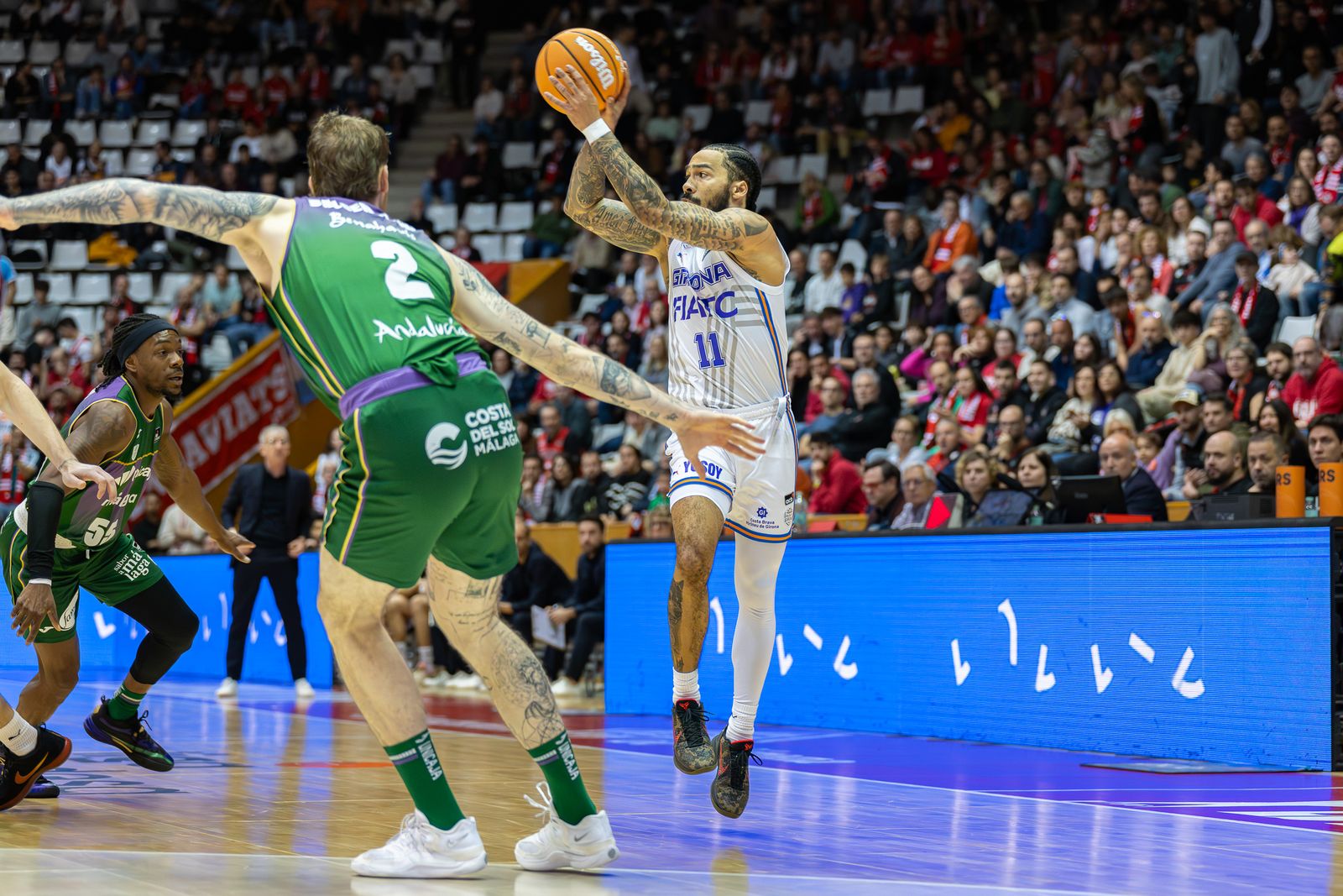 Bàsquet Girona-Unicaja, en fotos
