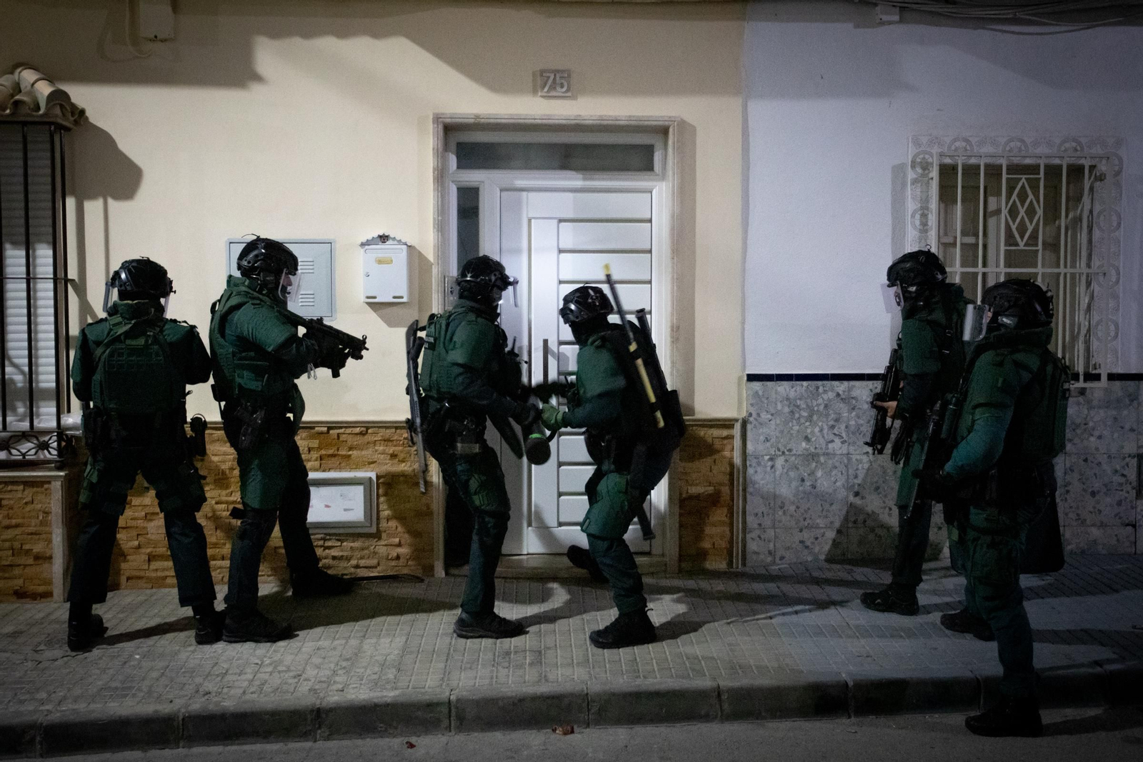 Operación de la Guardia Civil contra el clan de Los Piños en Puerto Serrano
