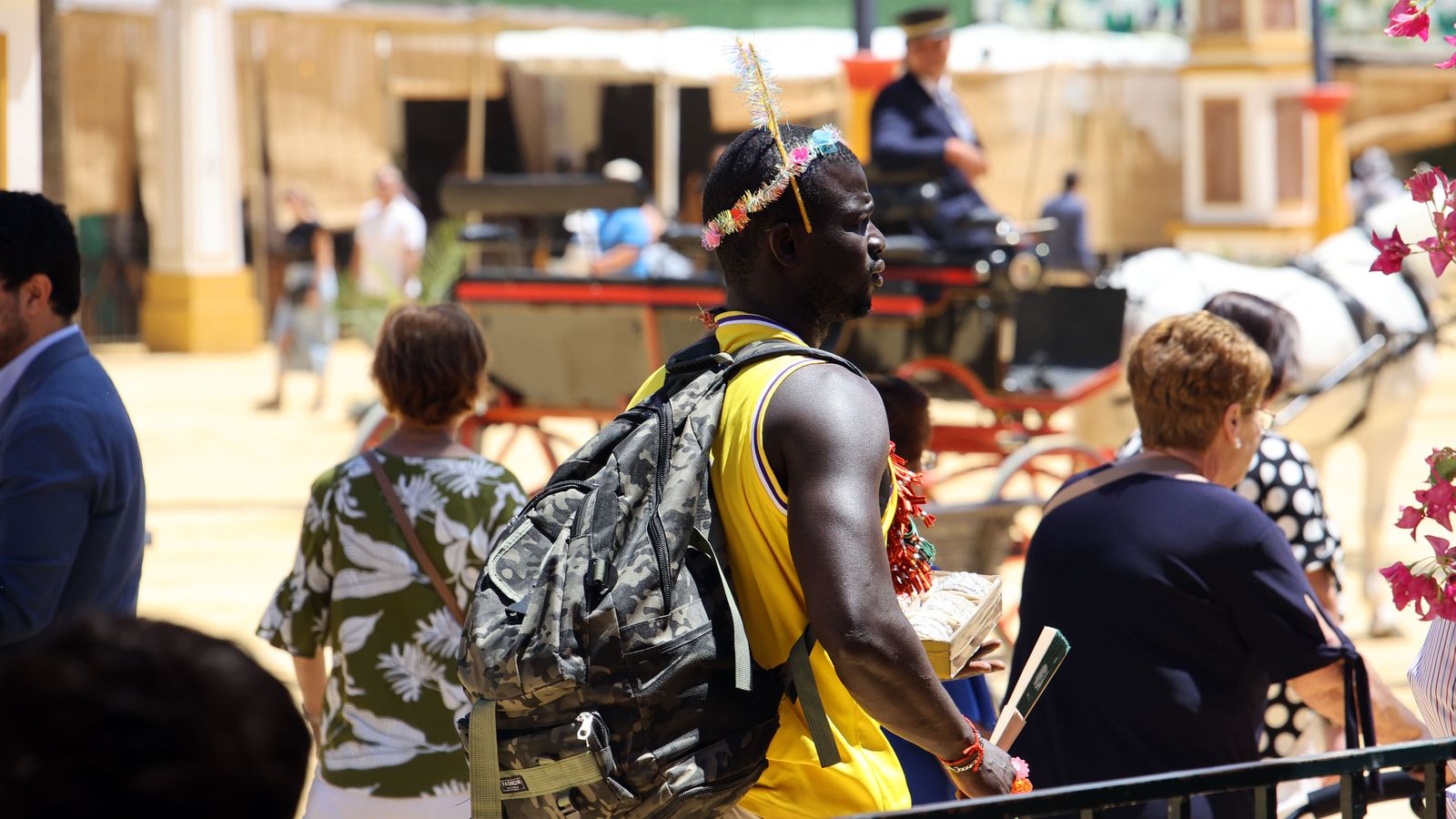 Imágenes del ambiente el miércoles en la Feria de Jerez 2024