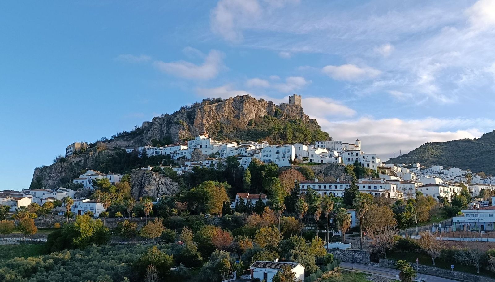 Vista panorámica de Zahara de la Sierra