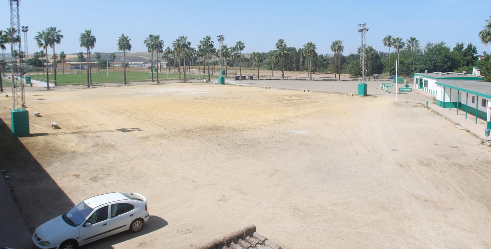 El espacio de la Ciudad Deportiva del Córdoba CF donde se ubicará el campo de Fútbol 7.