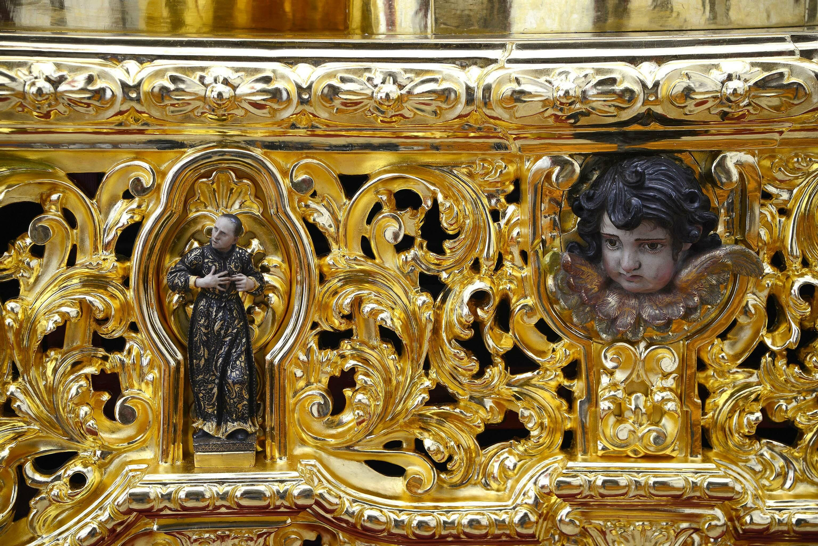 Así ha quedado el nuevo paso del Cristo de la Misericordia