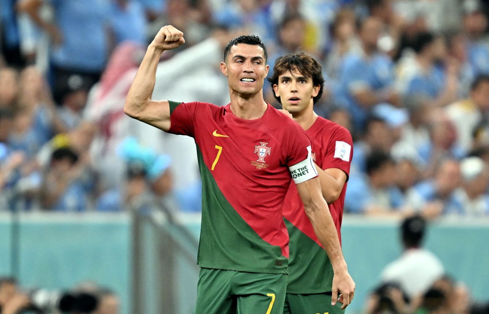 Las imágenes del Portugal - Uruguay