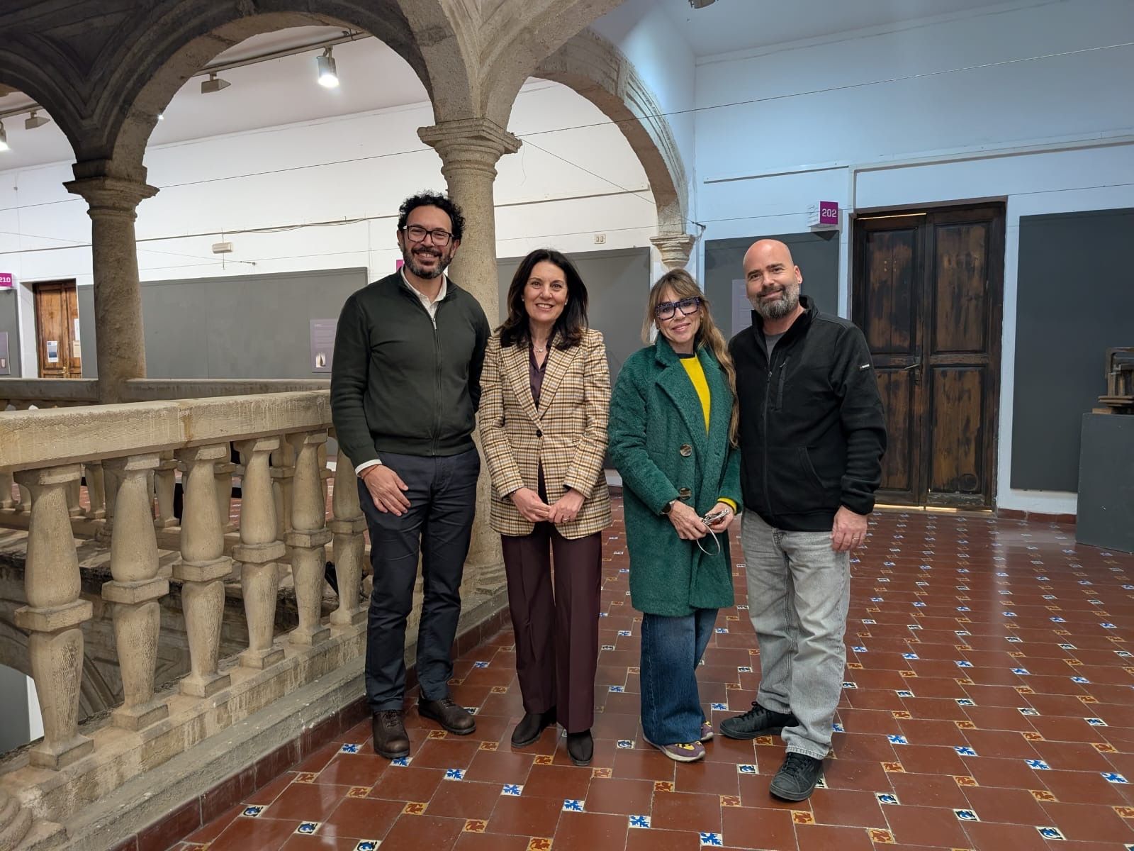 Cristóbal Díaz, Magdalena Cantero, Ruth Muñoz y Ezequiel Beltrán.