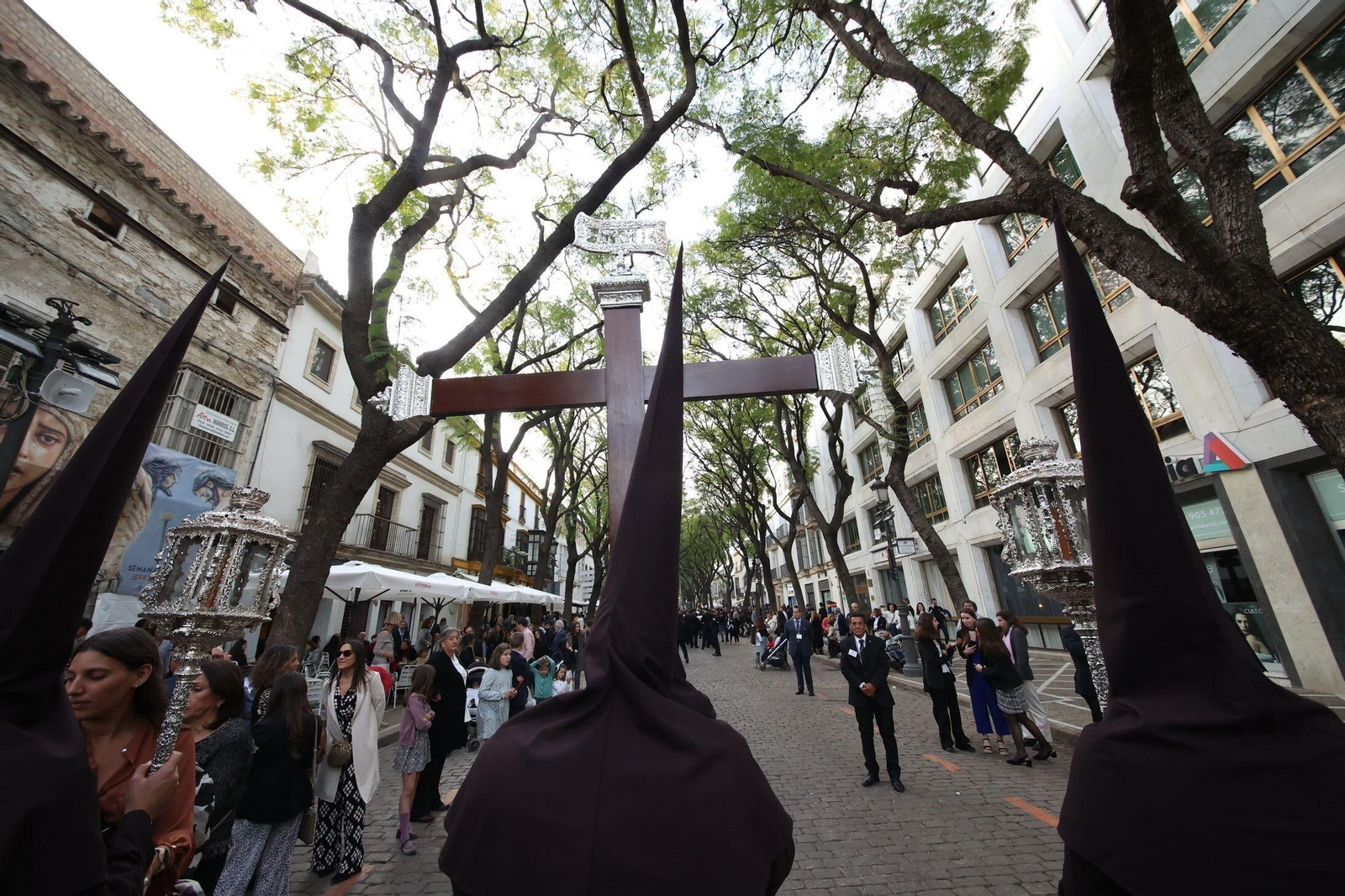 Jueves Santo en Jerez. hermandad de La Lanzada