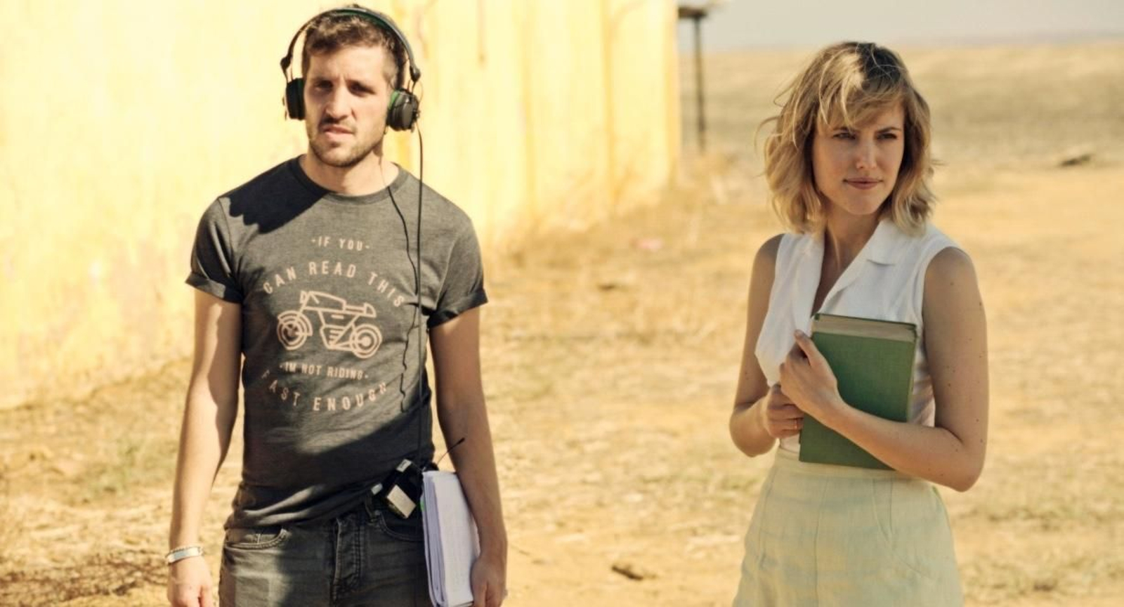 El director Jota Linares, con Natalia de Molina.