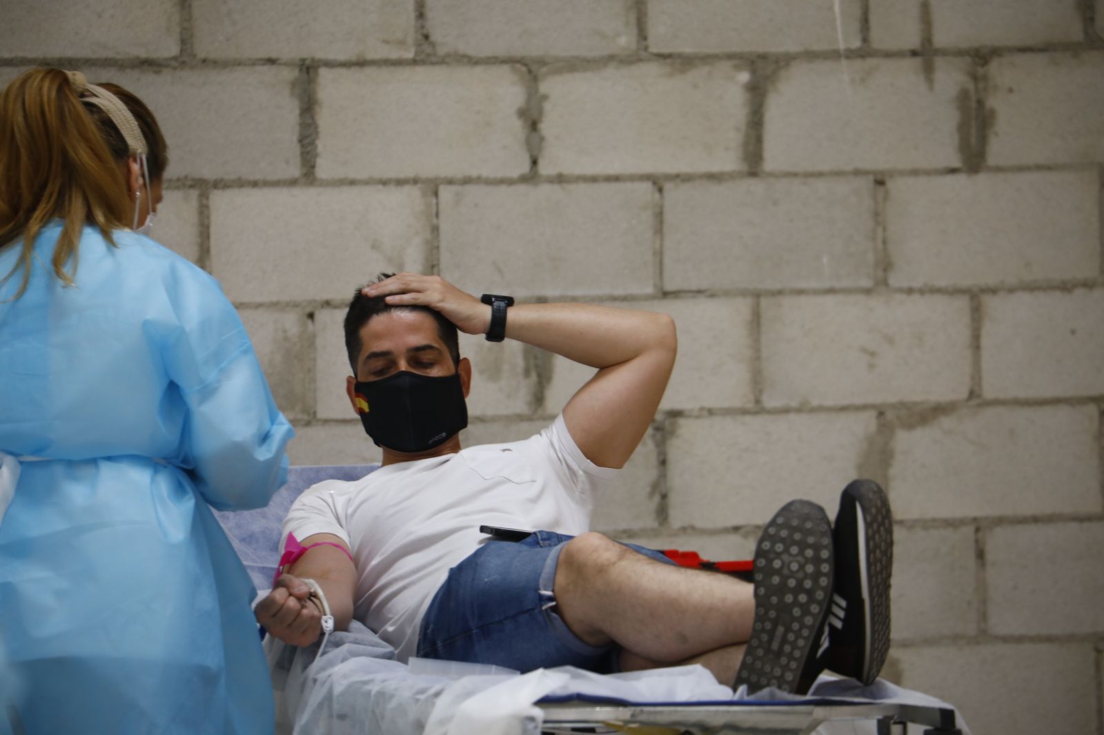 La campaña de donación de sangre en el centro comercial El Arcángel, en imágenes