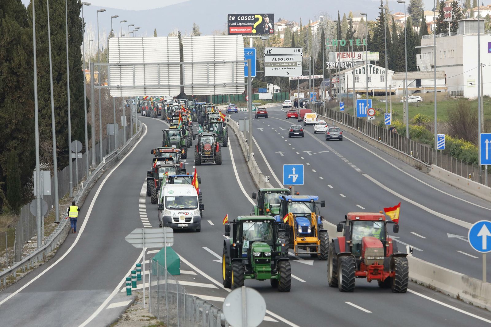 Curiosidades: las mejores fotos de la manifestación del campo en Granada