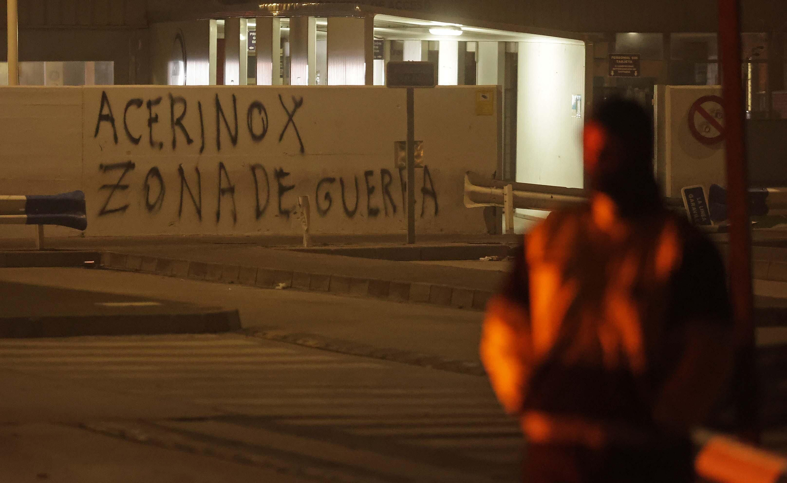 Imágenes de la segunda jornada de huelga en Acerinox