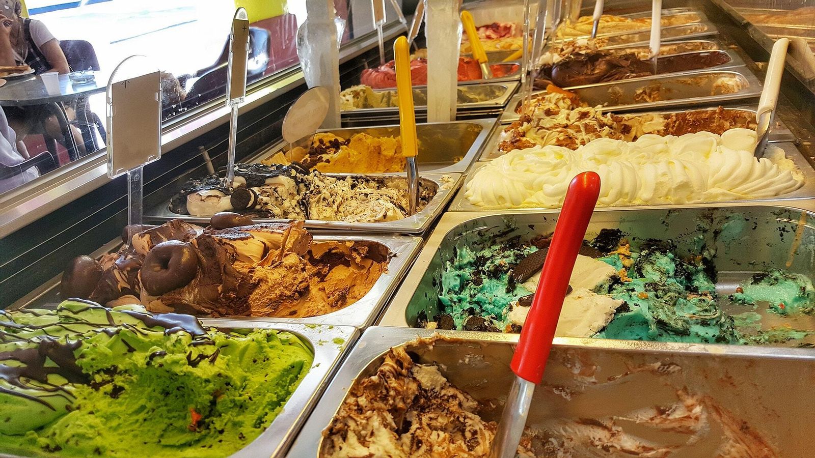 Helados de la Cafetería Heladería Lo de Nati.