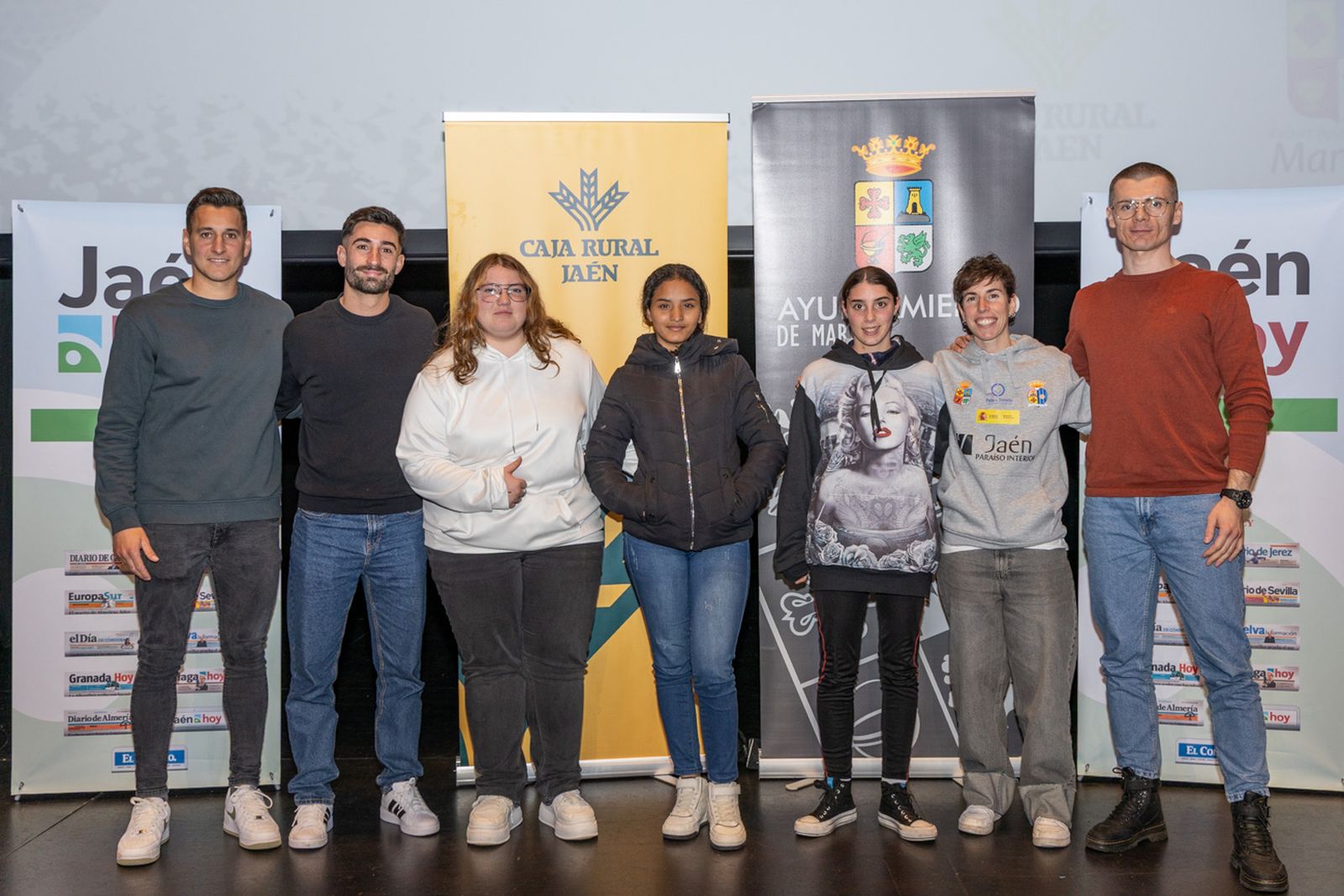 En imágenes: 'La tertulia deportiva de Jaén Hoy', espacio de diálogo entre deportistas y escolares en Martos