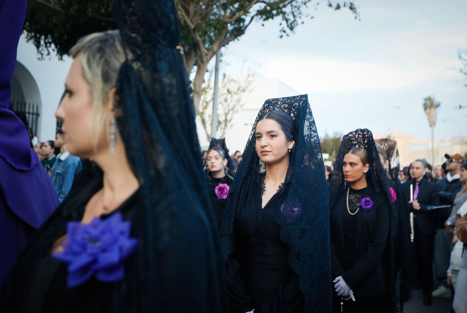 La procesión del Encuentro, en imágenes