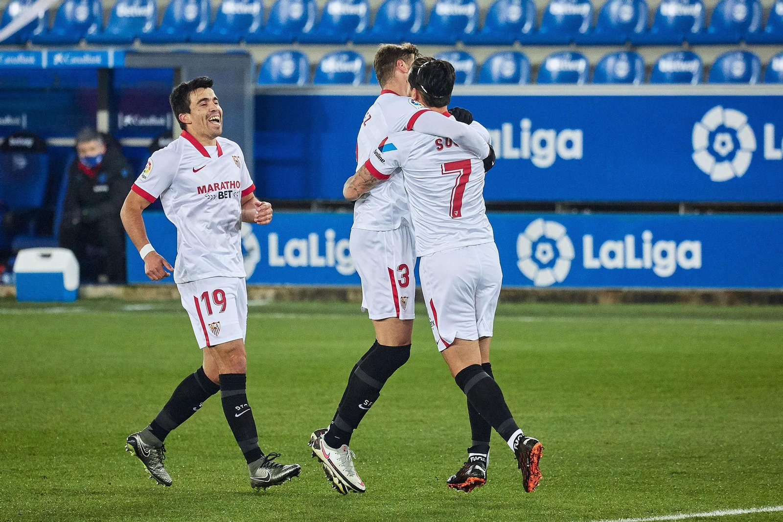Las imágenes del Alavés-Sevilla
