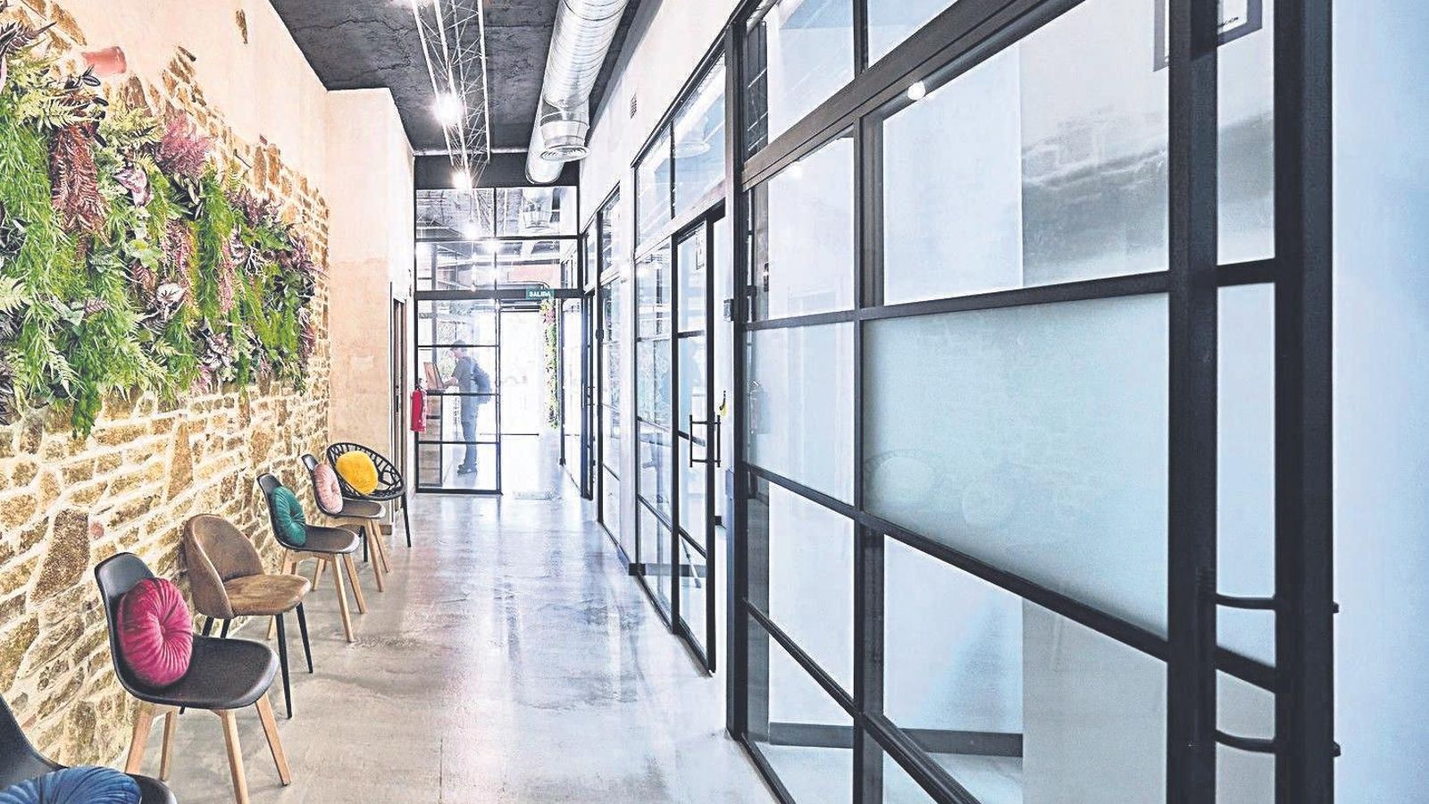 Detalle del interiorismo de este centro.