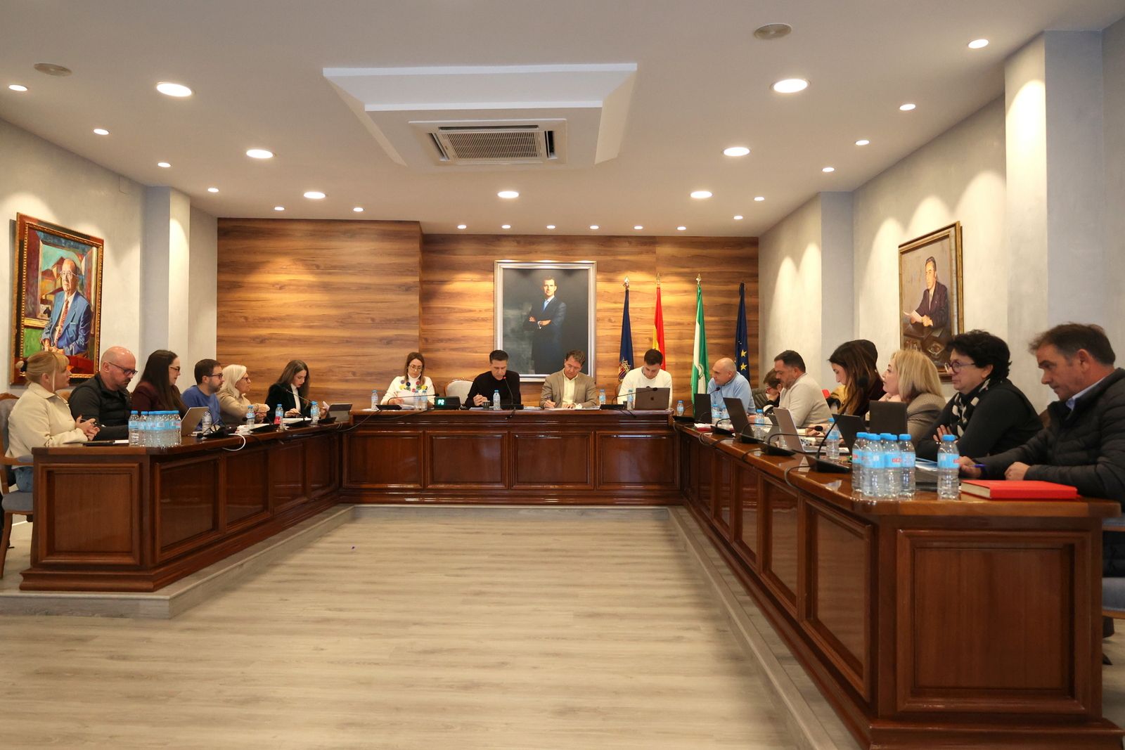 Imagen del pleno ordinario del mes de diciembre de Torrox