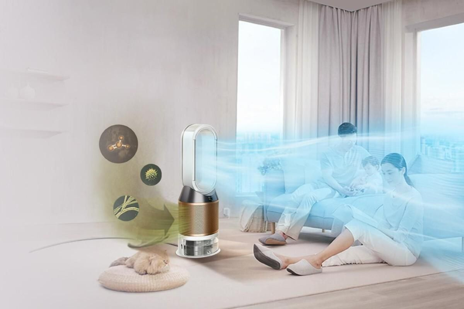 Disfruta de un aire más fresco y limpio este verano con los famosos purificadores ventiladores Dyson