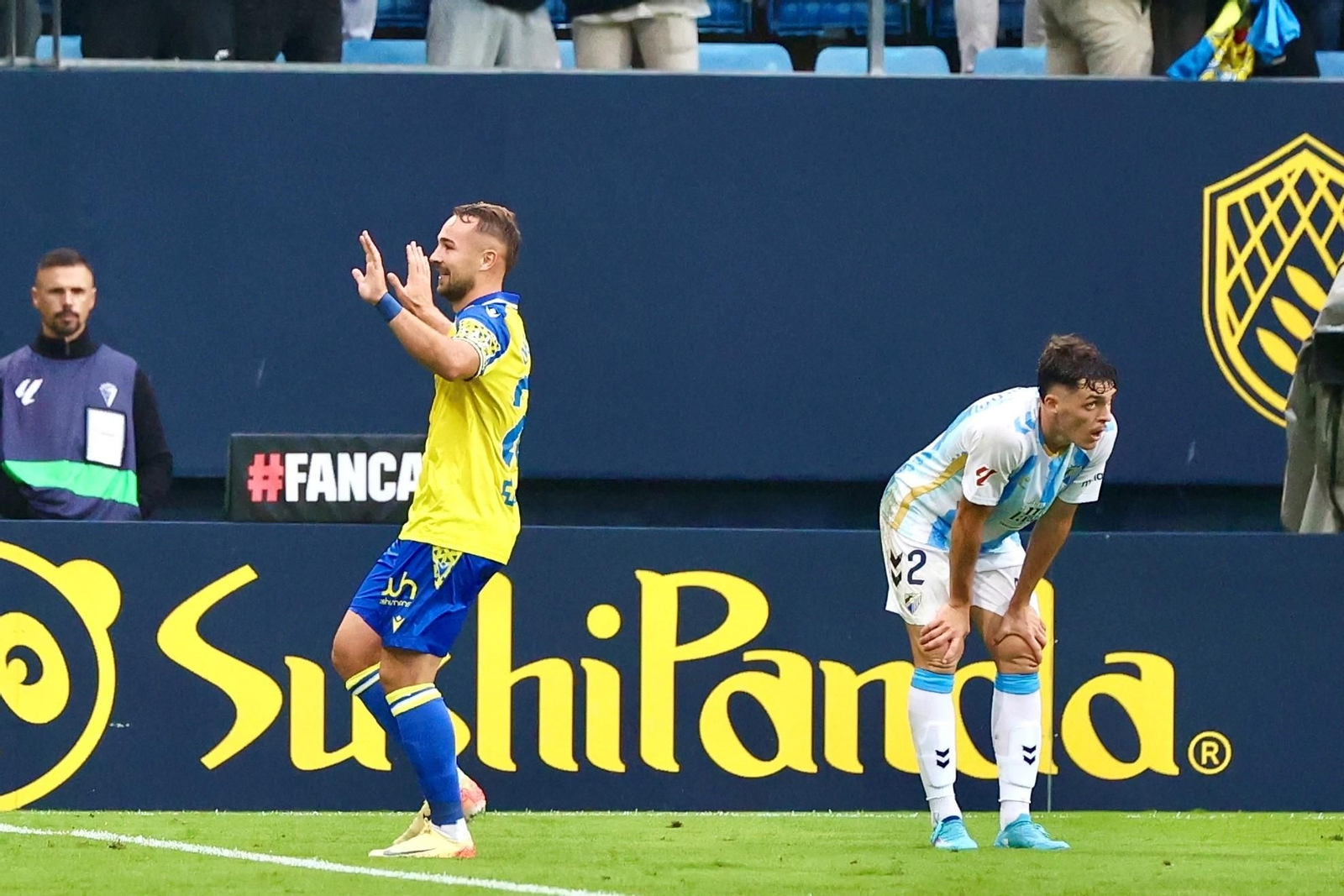 Imagen del Cádiz-Málaga, de la pasada temporada.