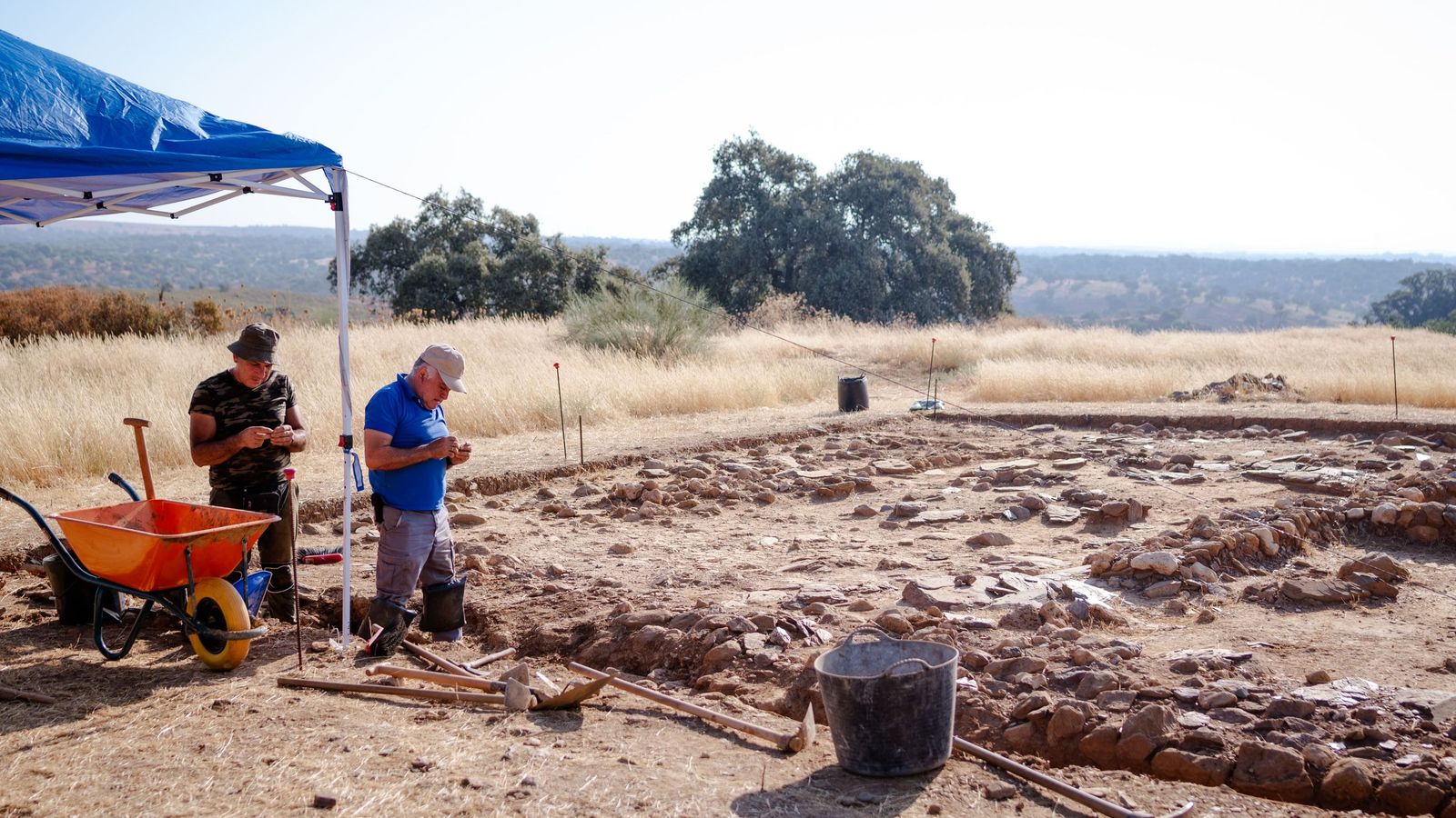 Yacimiento Tartésico de Tejada la Vieja.