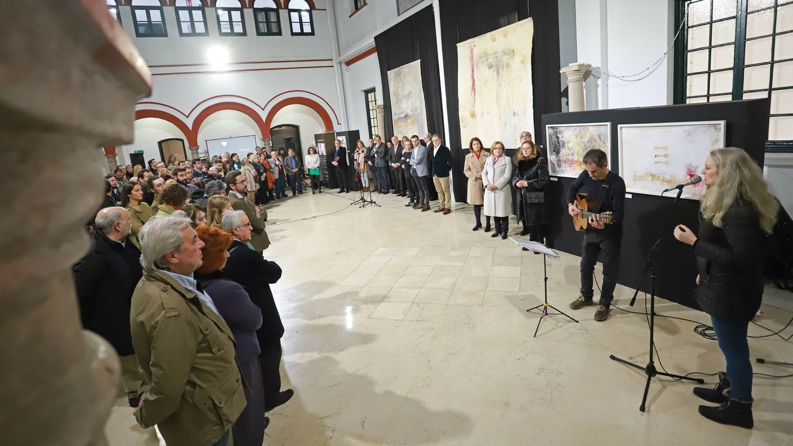 Inauguración de la exposición de Blanca Orozco en el museo municipal  de Algeciras