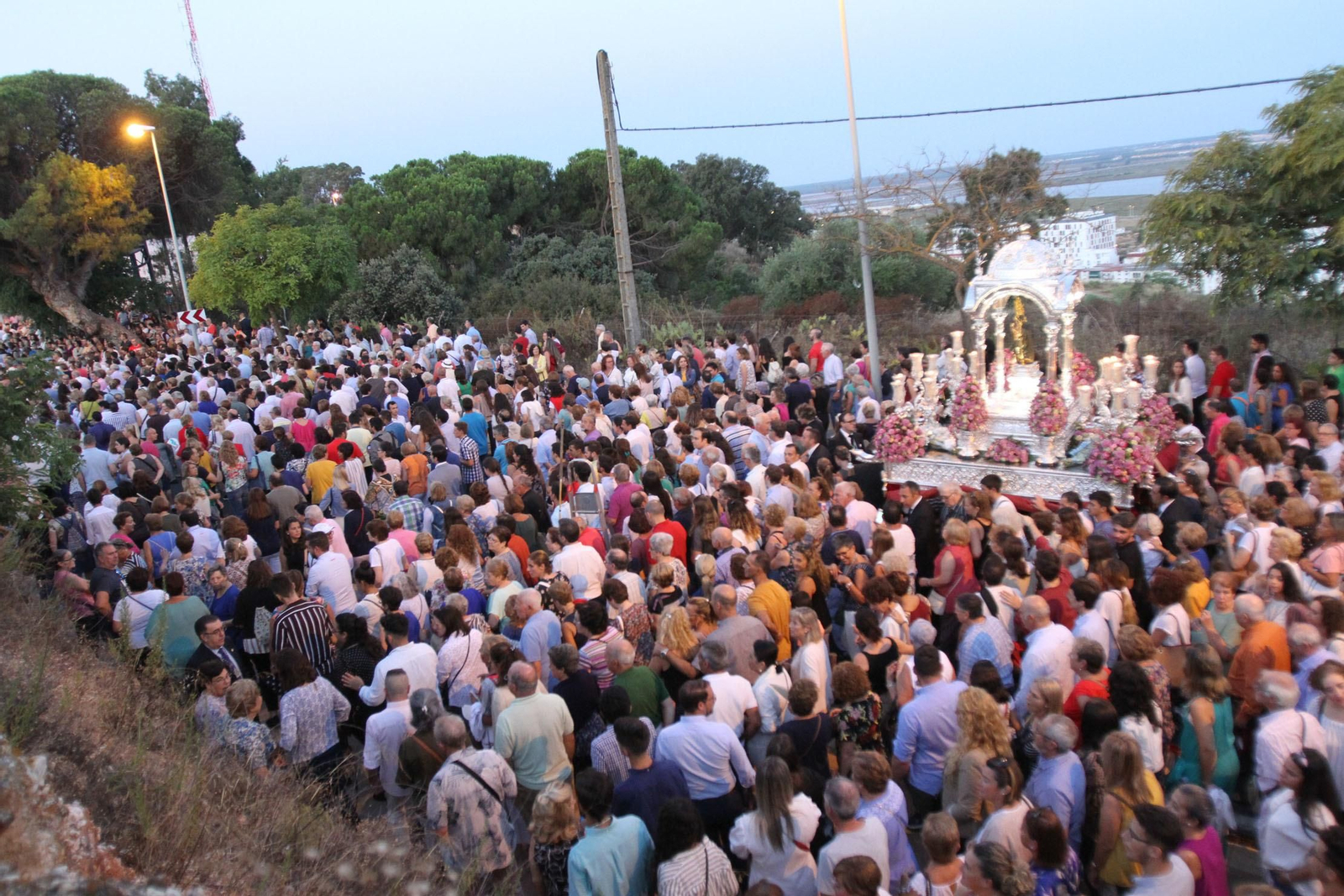 Imágenes de la bajada de La Cinta a la Catedral de La Merced