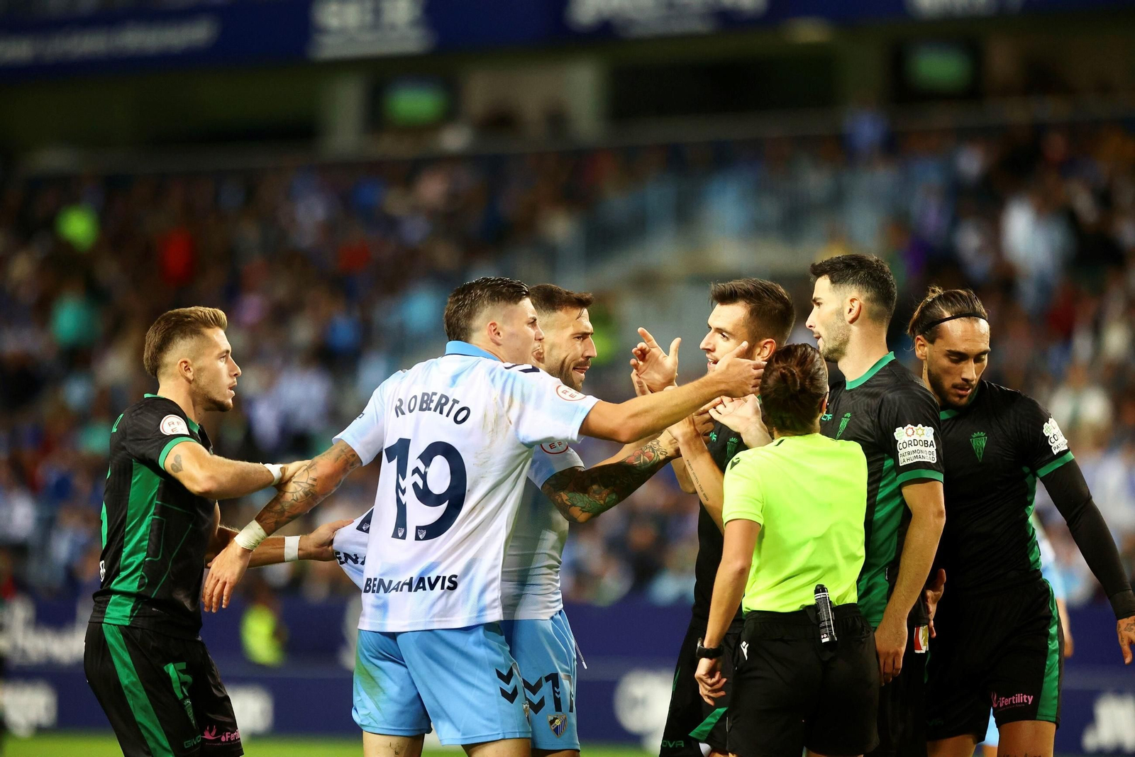 Roberto, su paso por el Málaga CF en fotos